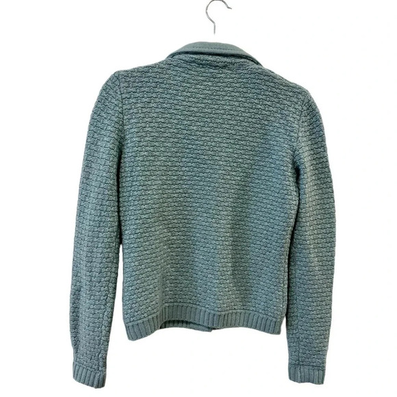 Loro Piana 100% Cashmere Collared Cardigan Chunky Knit Sweater 42 Italy $2295 - Picture 2 of 9